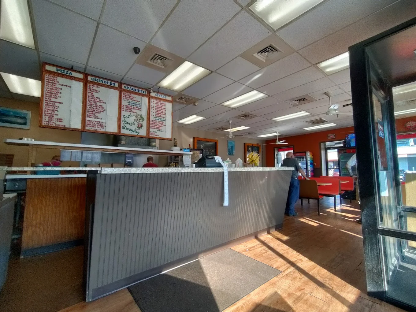 Counter and menu boards